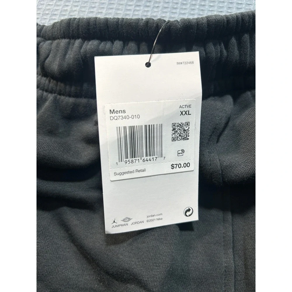 Jordan Jumpman Fleece Sweatpants Mens XXL Charcoal Gray